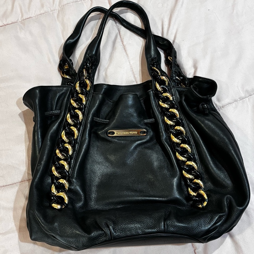 Authentic Michael Kors Collection Leather Runway Purse Limited edition Rare Lrg